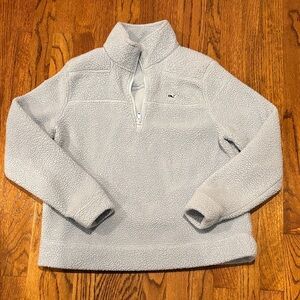 Vineyard Vines Light Blue/Gray Fleece Shep Shirt